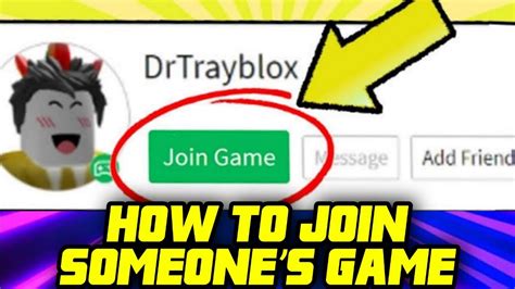 11 Mar 2022. . How to join anyone on roblox without being their friend